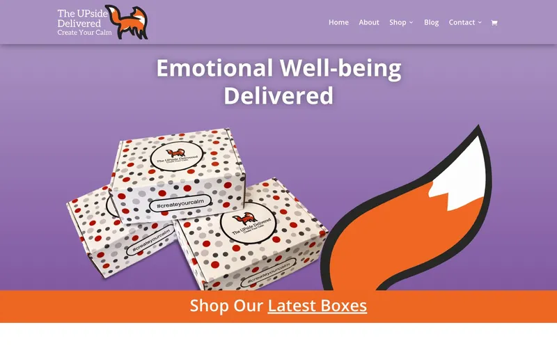 UPside Delivered website, built by Spencer Taylor